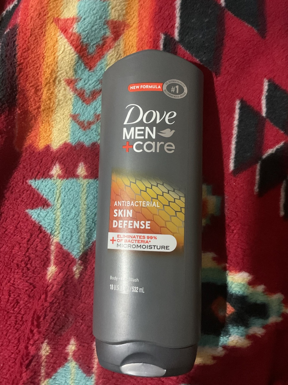 Dove Men+Care Antibacterial Skin Defense Body Wash - Gray